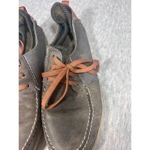 Vibram Shoes Men's Size 9.5 Flat Lace up Outdoor Brown